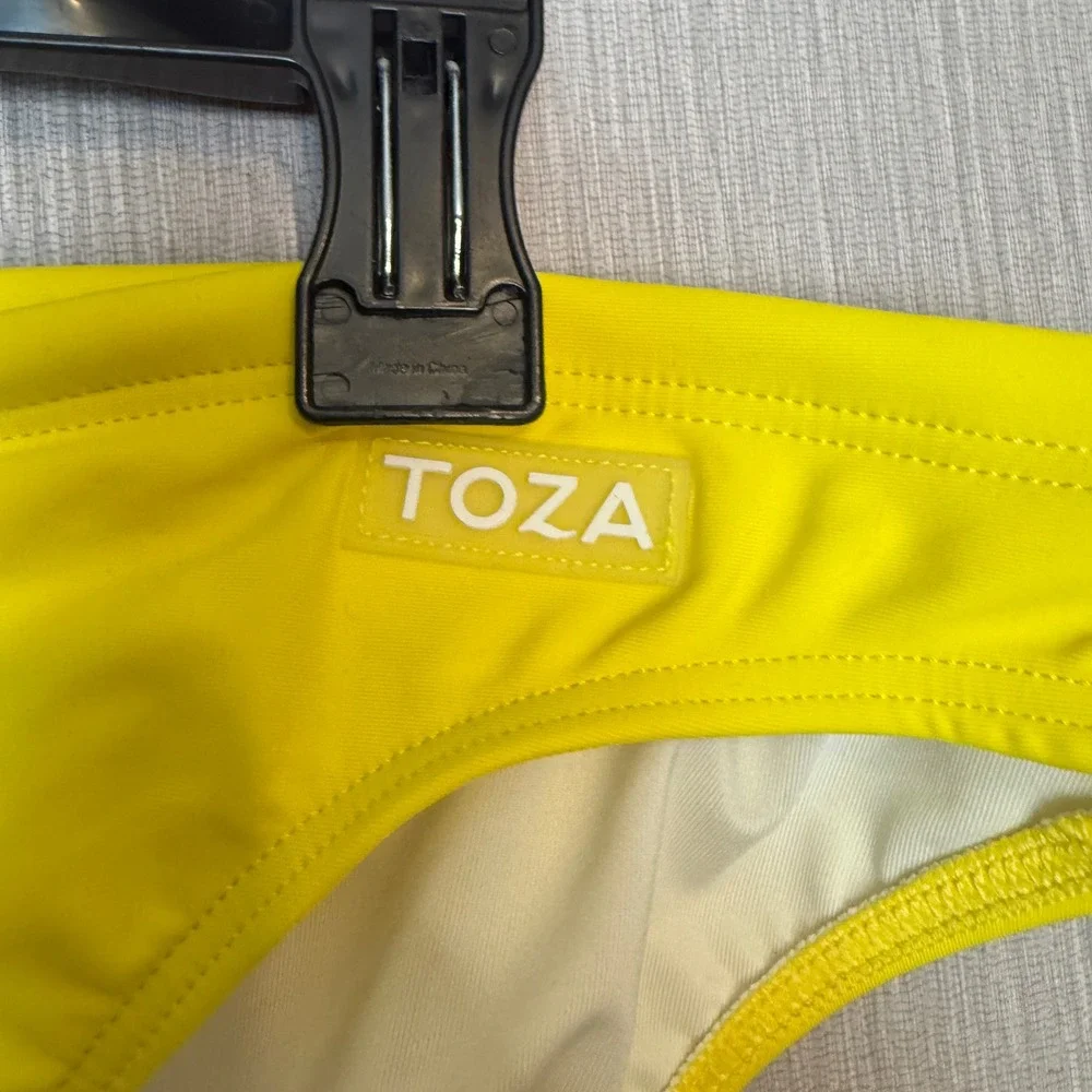 Toza Solar Yellow Men's Swim Brief Size XL